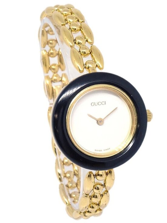 Gucci 11/12.2 Change Bezel Chameleon Quartz Watch SS 117876